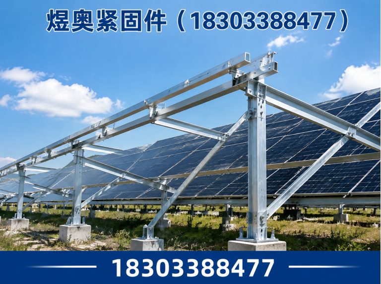邯郸热镀锌光伏支架展示图
